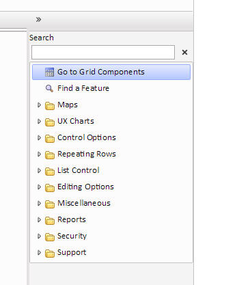 Tabbed Uisearch
